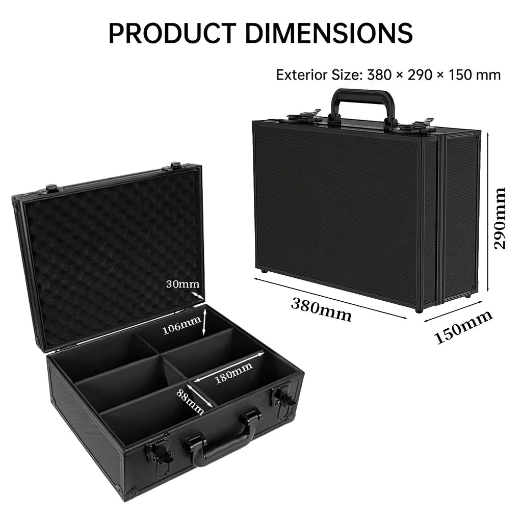 Premium Heavy-Duty Trading Card Briefcase
