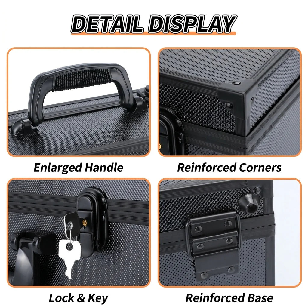 Premium Heavy-Duty Trading Card Briefcase
