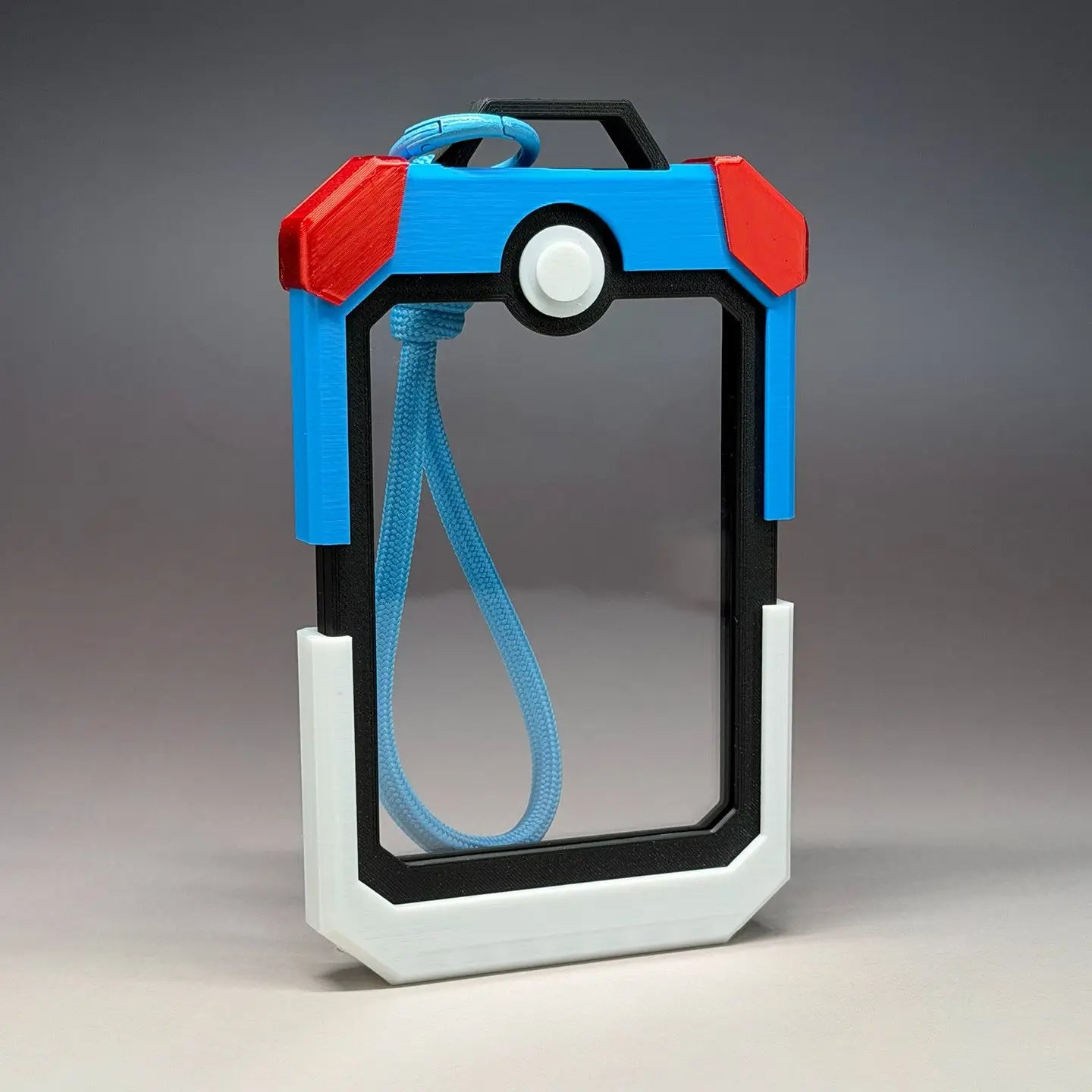 Mini Acrylic Pokémon Card Display Brick: Keychain & Bag Pendant Case