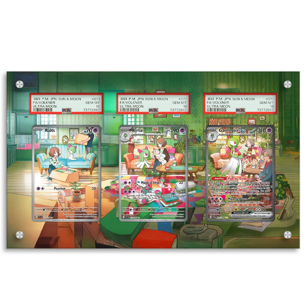 Multi-Card Extended Art Displays (Graded + Raw)