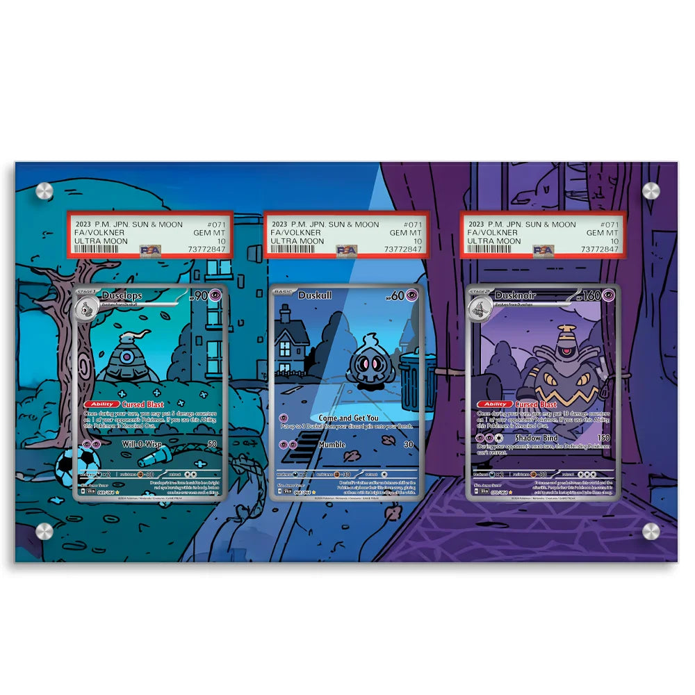 Multi-Card Extended Art Displays (Graded + Raw)