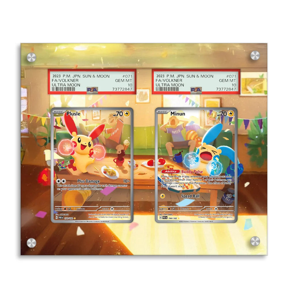 Multi-Card Extended Art Displays (Graded + Raw)