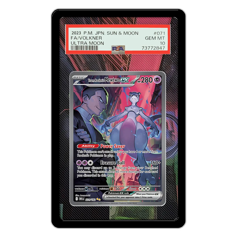 PSA Graded Extended Art Acrylic Display Cases