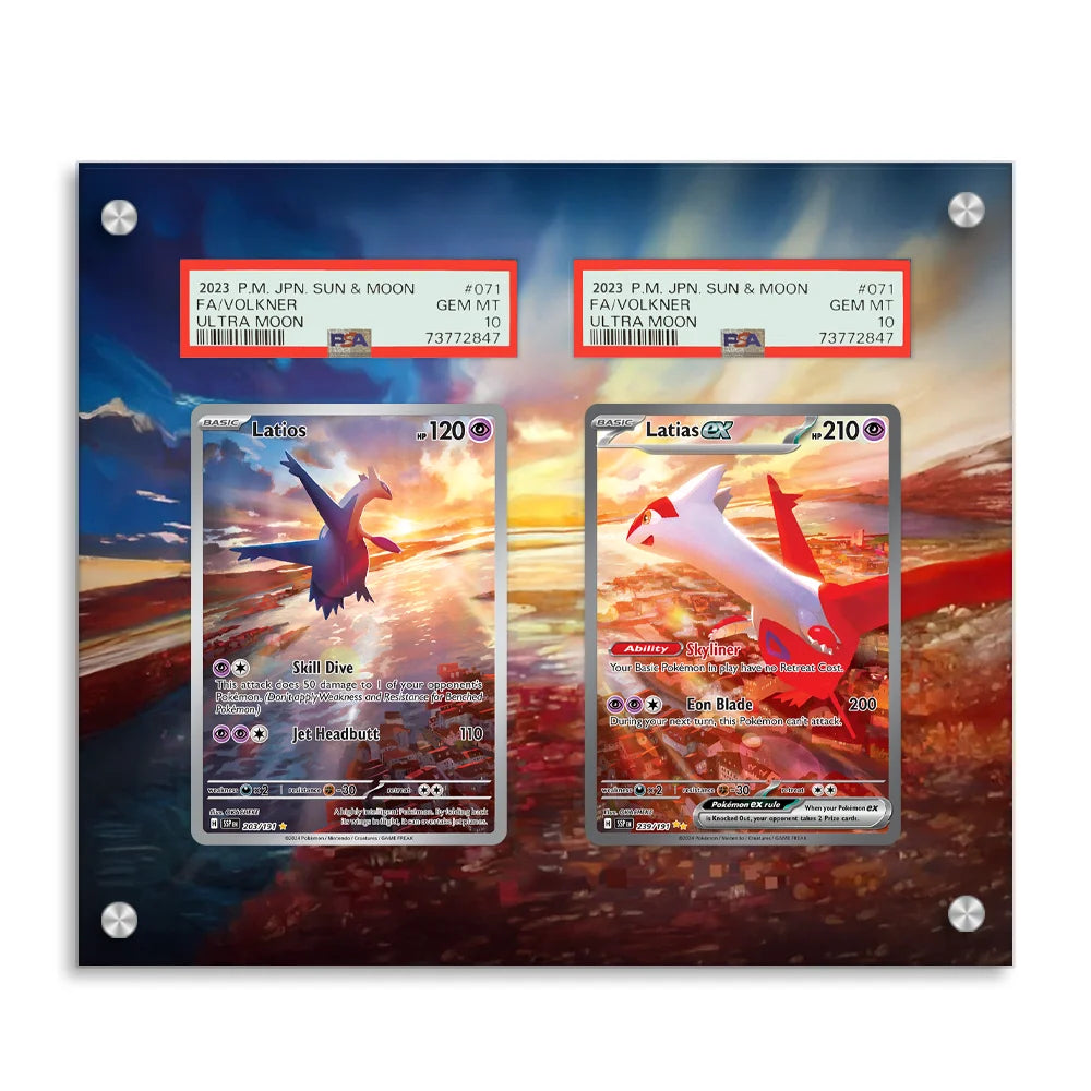 Multi-Card Extended Art Displays (Graded + Raw)