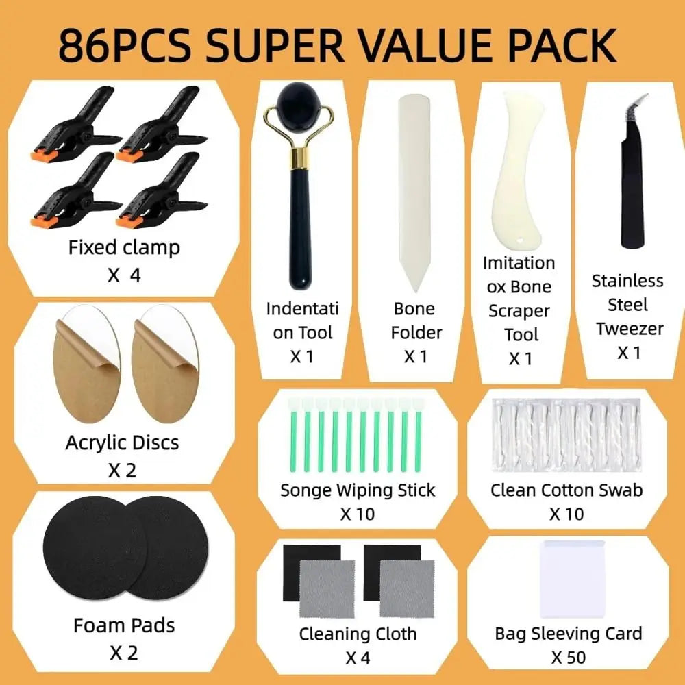 Card Flattening & Professional Cleaning Kit