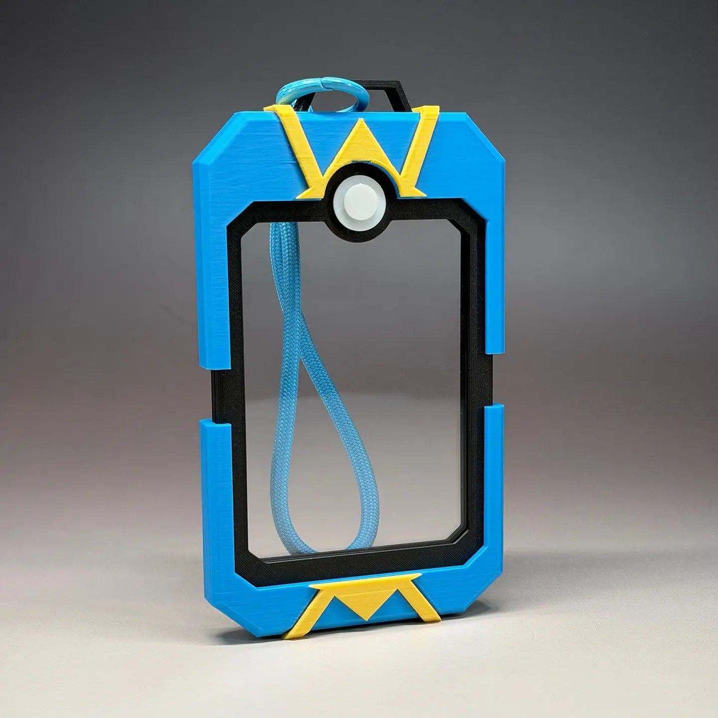Mini Acrylic Pokémon Card Display Brick: Keychain & Bag Pendant Case