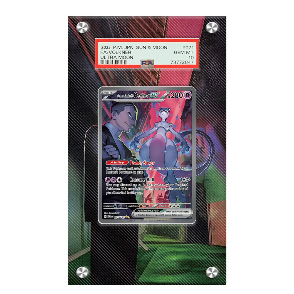 PSA Graded Extended Art Acrylic Display Cases