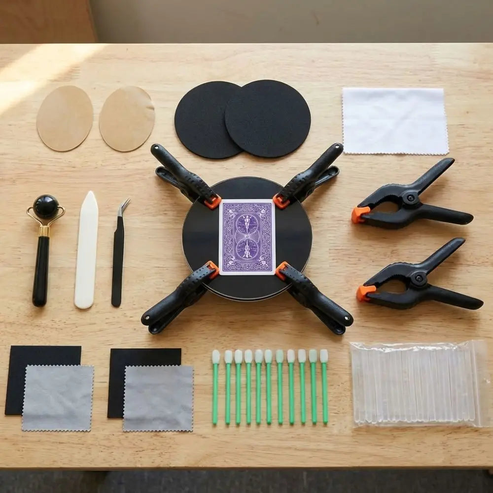 Card Flattening & Professional Cleaning Kit