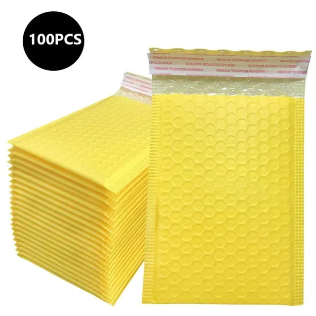 100-Pack Premium Cushioned Bubble Mailers
